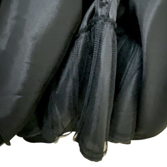 MORGAN & CO. Black Strapless Dress Size 5/6 Party Prom Mini Dress - Picture 10 of 11